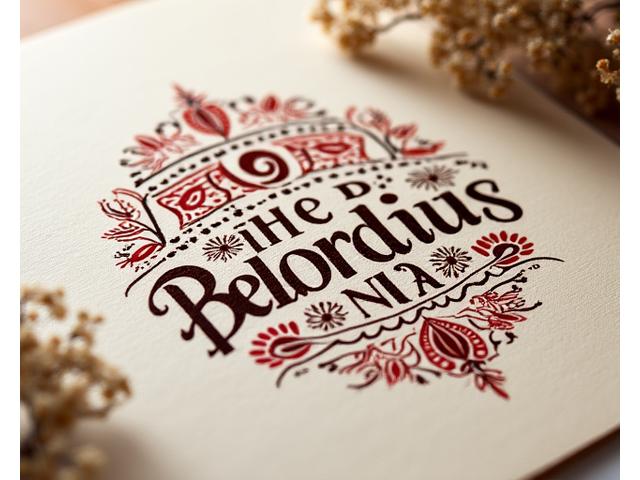 Latvian artistry in custom calligraphy design