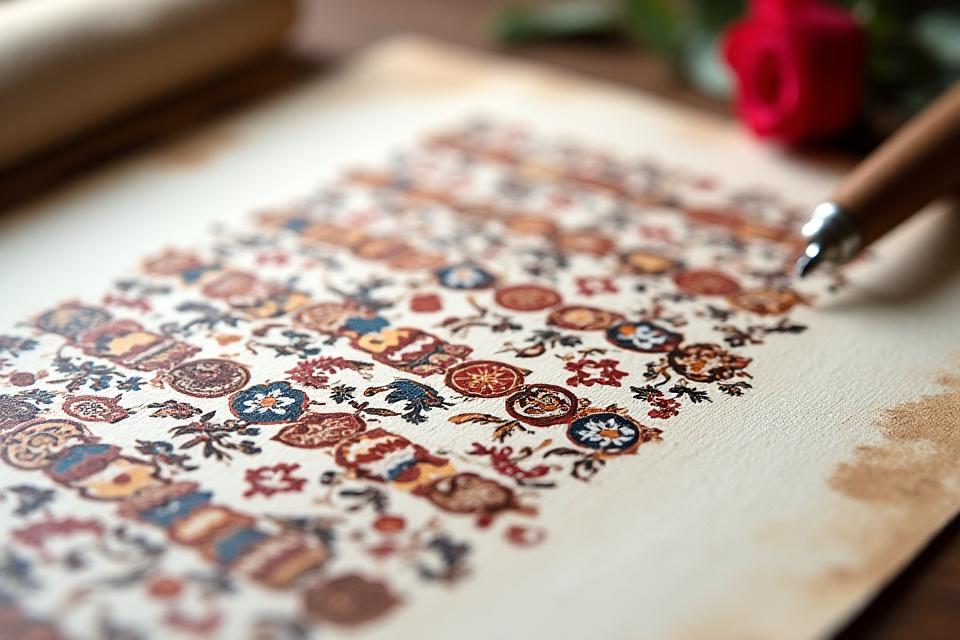 Latvian traditional calligraphy with cultural motifs