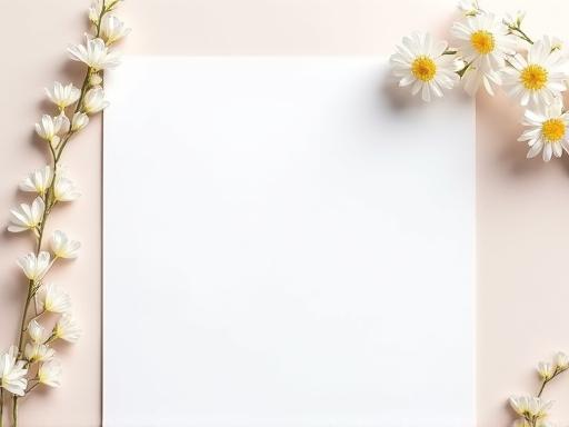 Modern minimalist wedding invitation