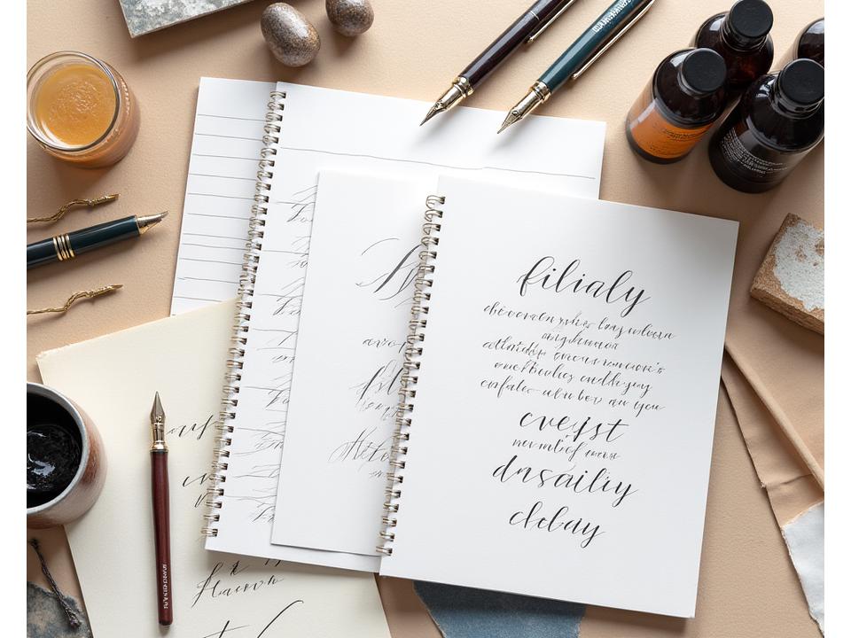 Personalized lettering course materials and tools
